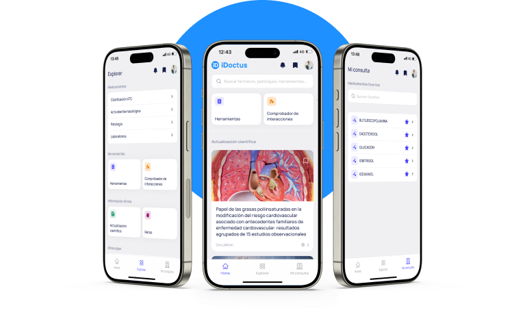 Pantallas principales nueva app iDoctus