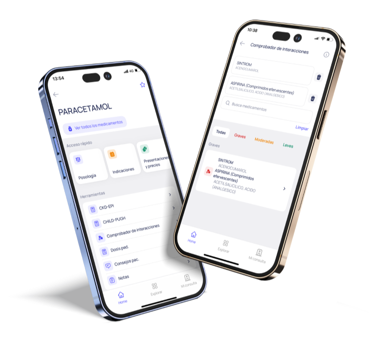 pantallas medicamentos nueva versión iDoctus